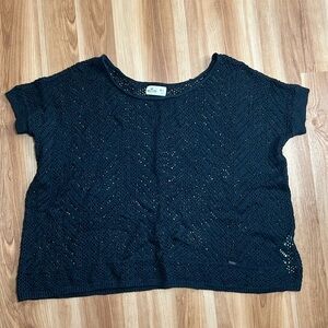 Hollister short sleeve knit sweater shirt oversized